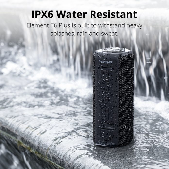 Tronsmart T6 Plus – IPX6 hordozható bluetooth hangszóró