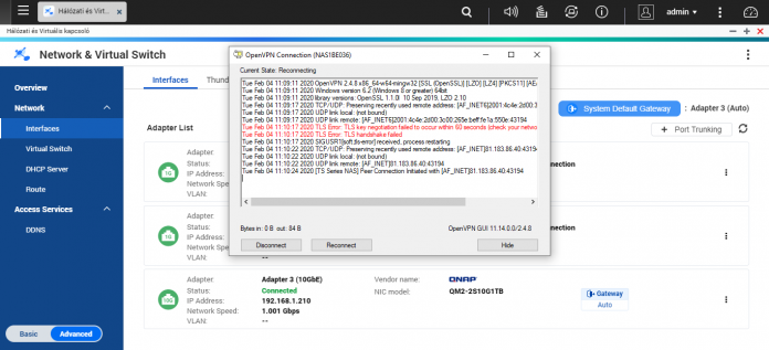 OpenVPN szerver beüzemelése | QNAP